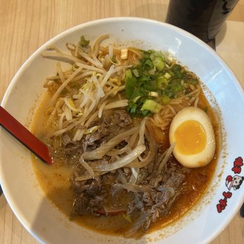 Ajisen Ramen - Spicy beef Ramen with Spicy Mala broth - Ramen Near Me - Windsor, Ontario