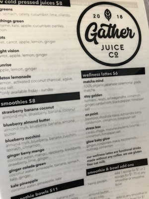 Menu photo 7 Gather Juice Tacoma, WA Menu photo 7 Gather Juice Tacoma, WA