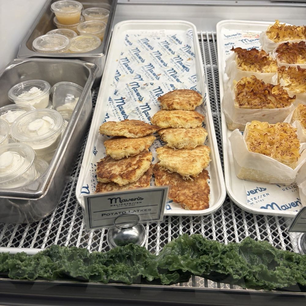 Maven's Delicatessen - The potato latkes are spectacular- so filling and comes with applesauce and sour cream- my absolute favorite :) - Bakeries Near Me - Pawtucket, Rhode Island