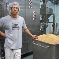 Banyan Foods - This is the closest i've ever been inside our factory. ironically, i am afraid of beans... i feel they are always watching...