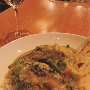 Tinker Street - The broccoli curry paired with a white wine. - Wine Bars Near Me - Indianapolis, Indiana Tinker Street - The broccoli curry paired with a white wine. - Wine Bars Near Me - Indianapolis, Indiana