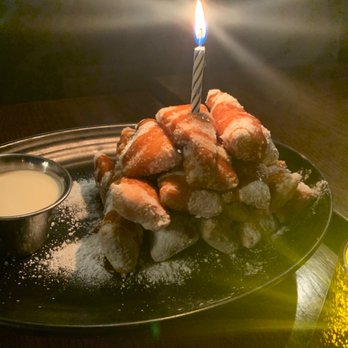 Cork & Pig Tavern - Birthday dessert - New American Near Me - Irving, Texas Cork & Pig Tavern - Birthday dessert - New American Near Me - Irving, Texas