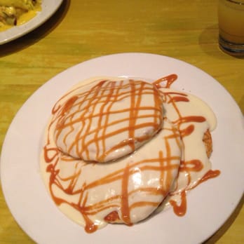The Bongo Room - White chocolate pretzel pancakes. AMAZING! Missing them already, and I was there two hours ago. - New American Near Me - Chicago, Illinois The Bongo Room - White chocolate pretzel pancakes. AMAZING! Missing them already, and I was there two hours ago. - New American Near Me - Chicago, Illinois