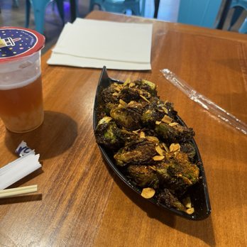 Glass Panda - Miso Brussel Sprouts - Asian Fusion Near Me - Hoover, Alabama