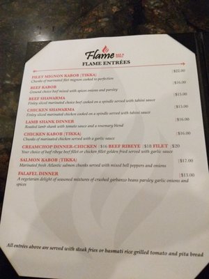 Menu photo 3 Flame Bar & Grill El Cajon, CA