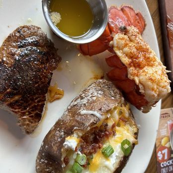 Outback Steakhouse - Steak & Lobster w/baked potato - Steakhouses Near Me - Troy, Ohio Outback Steakhouse - Steak & Lobster w/baked potato - Steakhouses Near Me - Troy, Ohio