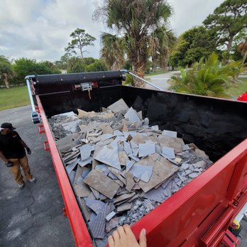 All Out Junk Removal - All Out Junk Removal picked up a load of chipped up tile picked up in West Palm Beach, Florida. - Junk Removal & Hauling Near Me - West Palm Beach, Florida All Out Junk Removal - All Out Junk Removal picked up a load of chipped up tile picked up in West Palm Beach, Florida. - Junk Removal & Hauling Near Me - West Palm Beach, Florida
