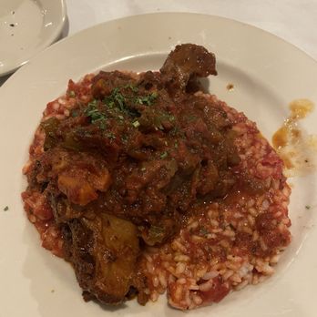 La Strada Restaurant - Lamb Shank over Risotto - Italian Near Me - Marietta, Georgia