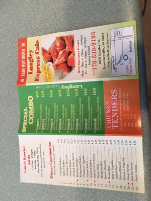 Menu photo 2 Langley Express Cafe Lawrenceville, GA