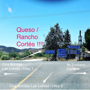 Rancho Cortés - Don't miss the intersection! Take the dirt road, there is no sign!!! - Cheese Shops Near Me - Valle de Guadalupe, BCN