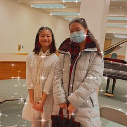 Fremont Mission Music Institute - Competition Day: Congratulations to Joanne and Joyce Huang for receiving the 2nd prize in the duet category!