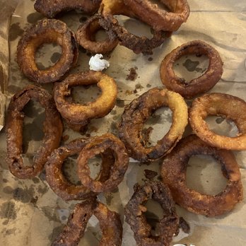 Fanci Freez - Onion rings burned to a crisp. - Fast Food Near Me - Meridian, Idaho Fanci Freez - Onion rings burned to a crisp. - Fast Food Near Me - Meridian, Idaho