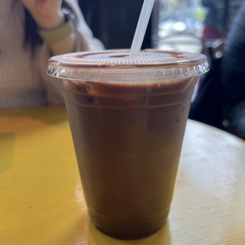 Berkeley Espresso - medium iced mocha with soy milk! - Coffee & Tea Near Me - Berkeley, California