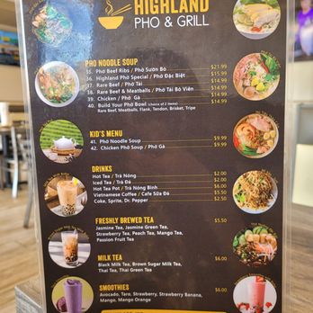Highland Pho & Grill - Menu - Vietnamese Near Me - Lewisville, Texas