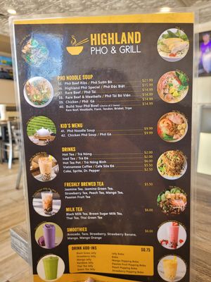 Menu photo 5 Highland Pho & Grill Lewisville, TX