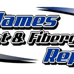 James Boat and Fiberglass Repair - Our NEW logo!