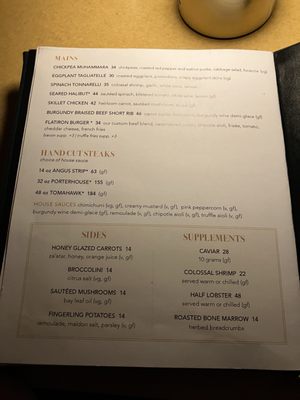 Menu photo 8 The Flatiron Room - NoMad New York, NY