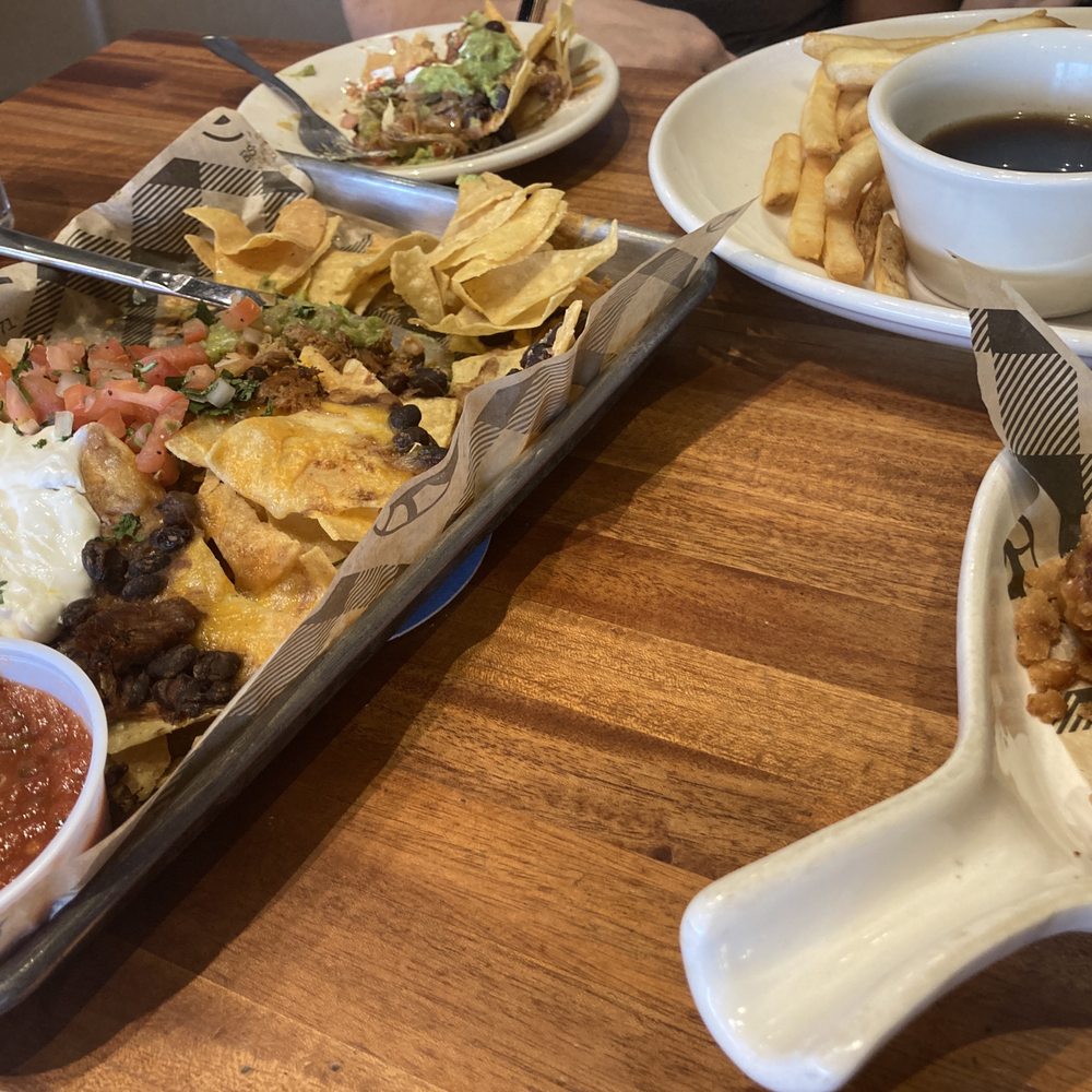 Carnitas nachos and ARMADILLO EGGS Carnitas nachos and ARMADILLO EGGS