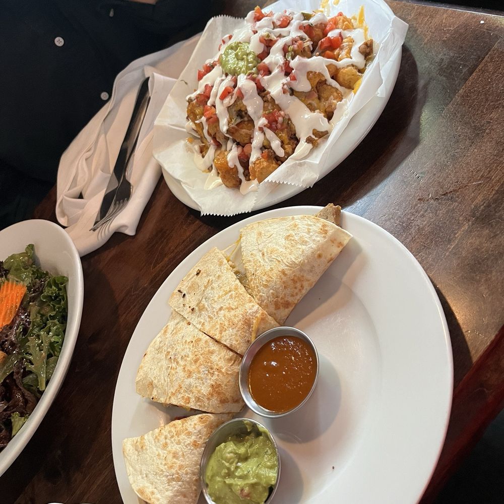 Race Street Cafe - The loaded tater tots and the chicken quesadilla - Bars Near Me - Philadelphia, Pennsylvania Race Street Cafe - The loaded tater tots and the chicken quesadilla - Bars Near Me - Philadelphia, Pennsylvania