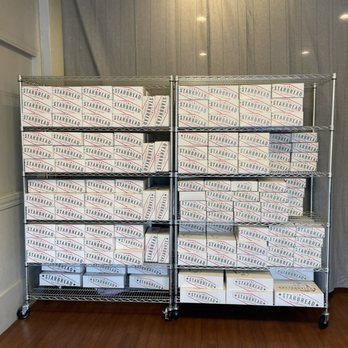 Starbread - a stack of boxes on a cart - Bakeries Near Me - Brentwood, California Starbread - a stack of boxes on a cart - Bakeries Near Me - Brentwood, California