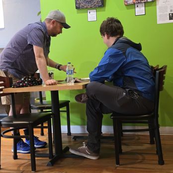 Little Green Hive - Two customers enjoying their breakfast and their conversation. - Coffee & Tea Near Me - Roanoke, Virginia Little Green Hive - Two customers enjoying their breakfast and their conversation. - Coffee & Tea Near Me - Roanoke, Virginia
