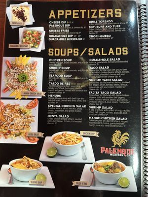 Menu photo 4 Palenque Mexican Grill Camden, AR