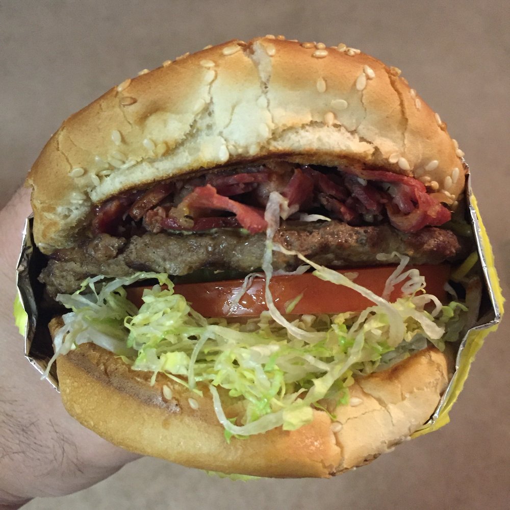 Nick's Burgers - Combo burger (cheese burger with pastrami) - Burgers Near Me - Redlands, California