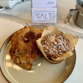 SALT Patisserie - Chocolate hazelnut croissant + apple coffee cake muffin - Patisserie/Cake Shop Near Me - Newton, Massachusetts SALT Patisserie - Chocolate hazelnut croissant + apple coffee cake muffin - Patisserie/Cake Shop Near Me - Newton, Massachusetts