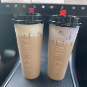 Feng Cha Teahouse - Black milk tea with salted cream cheese - Desserts Near Me - Richardson, Texas