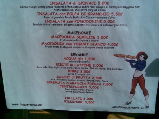 Menu photo 2 Baguetteria Rome, RM Menu photo 2 Baguetteria Rome, RM
