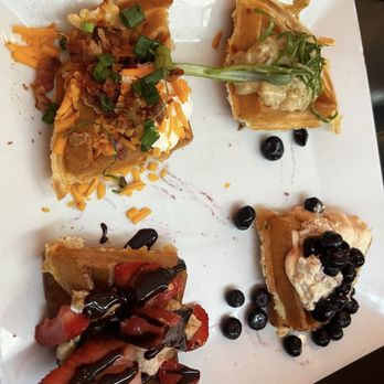 Waffles INCaffeinated - Waffle sampler - Breakfast & Brunch Near Me - Pittsburgh, Pennsylvania