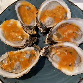 Shift Kitchen & Bar - PEI Oysters with tomato mignonette - New American Near Me - Flagstaff, Arizona Shift Kitchen & Bar - PEI Oysters with tomato mignonette - New American Near Me - Flagstaff, Arizona