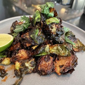 Isla & Co. West Palm Beach - BLISTERED BRUSSEL SPROUTS - Bars Near Me - West Palm Beach, Florida