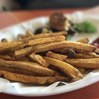 OMG! Burger - Katy - The fries are fresh cut and well seasoned. - Burgers Near Me - Katy, Texas OMG! Burger - Katy - The fries are fresh cut and well seasoned. - Burgers Near Me - Katy, Texas