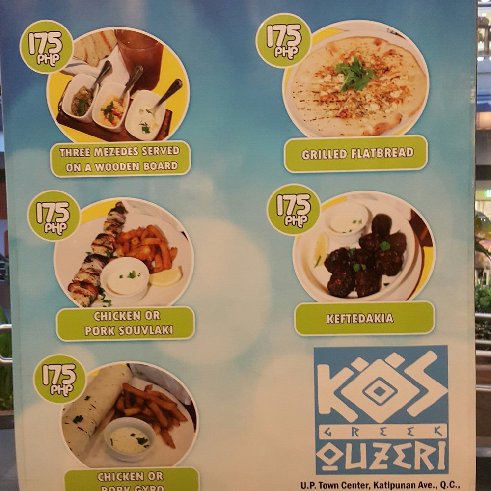 Kos Greek Ouzeri - Greek Near Me - Quezon City, NCR