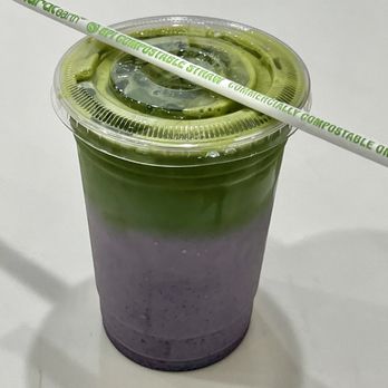 Elite Experience: Sojeata, Fullerton - Blueberry matcha - Yelp Events Near Me - Fullerton, California