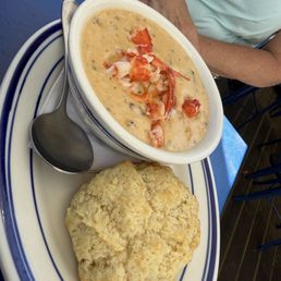 Lobster chowder.