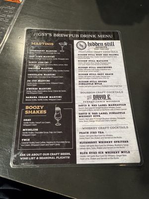 Menu photo 2 Jigsy's BrewPub & Restaurant Enola, PA Menu photo 2 Jigsy's BrewPub & Restaurant Enola, PA