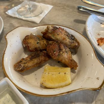 NiMo - Za'Atar chicken wings with tzatziki - Salad Near Me - Tequesta, Florida