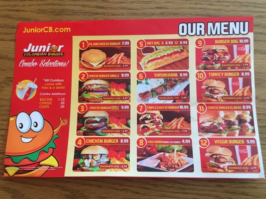 Menu photo 6 Junior Colombian Burger Orlando, FL Menu photo 6 Junior Colombian Burger Orlando, FL