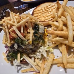 Poblano burger Poblano burger