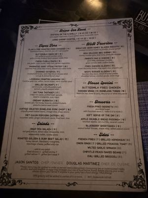 Menu photo 1 Buttermilk & Bourbon Boston, MA