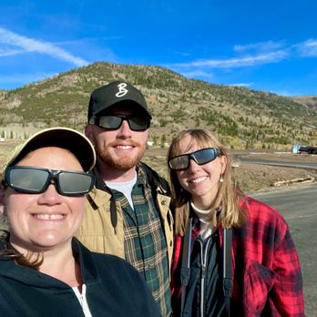 Fish Lake National Forest - Ready for the Annular Solar Eclipse 10/14/23 (nope - I couldn't see the phone thru the eclipse glasses but somehow got the pic hahaha)!! - Hiking Near Me - Loa, Utah Fish Lake National Forest - Ready for the Annular Solar Eclipse 10/14/23 (nope - I couldn't see the phone thru the eclipse glasses but somehow got the pic hahaha)!! - Hiking Near Me - Loa, Utah