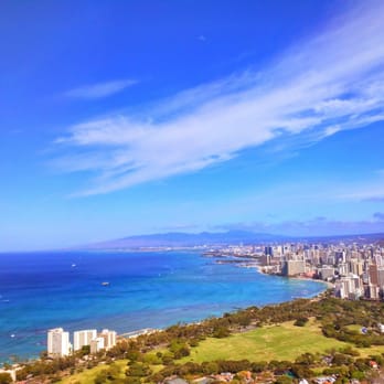 Diamond Head State Monument - view @top - Parks Near Me - Honolulu, Hawaii