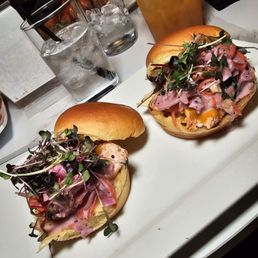 Grilled Salmon Slider Plate