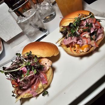 Almost V'Gan Lounge - Salmon sliders - Lounges Near Me - Cincinnati, Ohio Almost V'Gan Lounge - Salmon sliders - Lounges Near Me - Cincinnati, Ohio