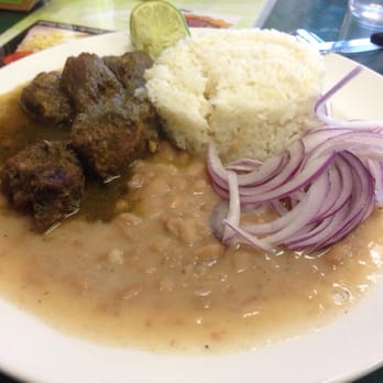 Costa Verde - Seco de res combinado. We're huge red onion fans. Bonus points! - Peruvian Near Me - Norcross, Georgia