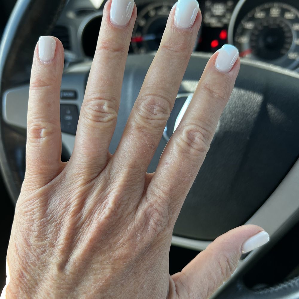 Gel dip manicure Gel dip manicure