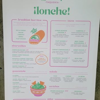 ¡Jaime! Taqueria - Lunch menu as of 12/13/25 - Mexican Near Me - El Segundo, California