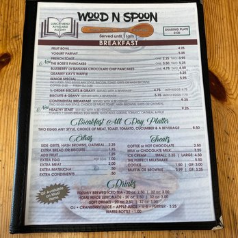 Wood n Spoon - Menu - Ice Cream & Frozen Yogurt Near Me - Vero Beach, Florida Wood n Spoon - Menu - Ice Cream & Frozen Yogurt Near Me - Vero Beach, Florida